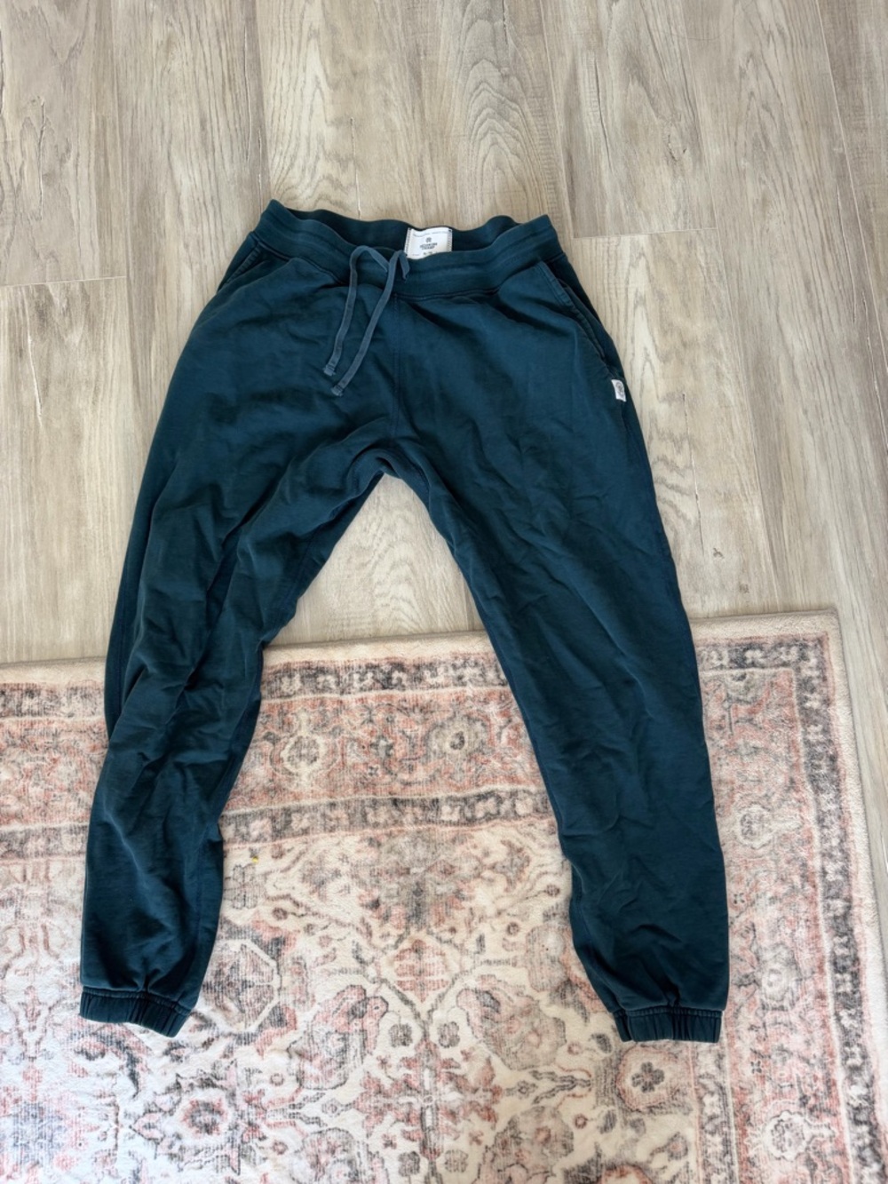 Reigning Champ Dark Teal Drawstring Jogger Sweatpants